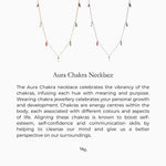 Gold Aura Chakra Necklace