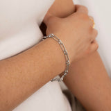 Klassisches Gliederarmband - Silber