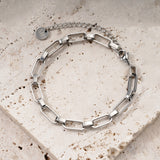 Klassisches Gliederarmband - Silber