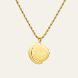 Engravable My Moon Necklace