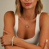 Gold Aura Chakra Necklace