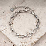 Classic Link Bracelet - Silver - Mettle & Bloom