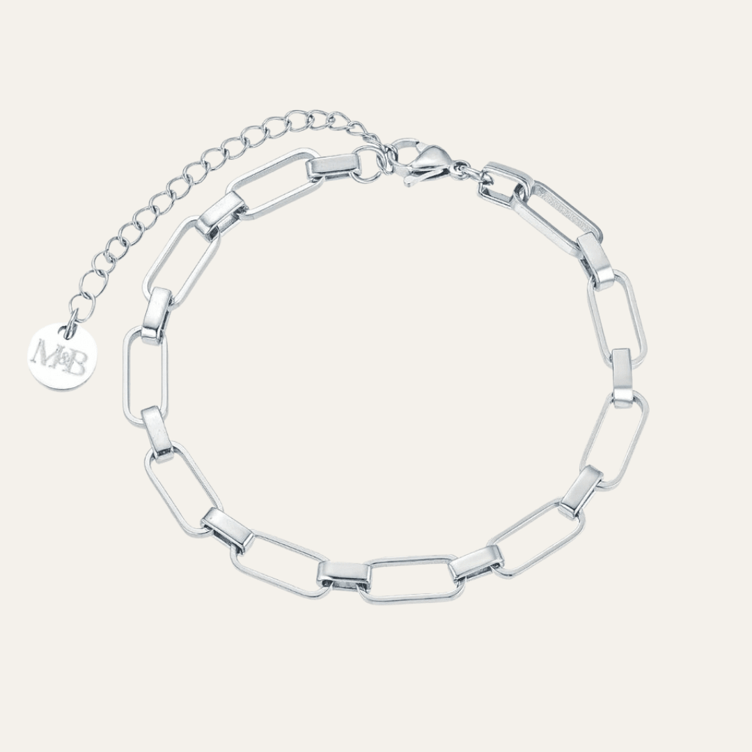 Classic Link Bracelet - Silver - Mettle & Bloom