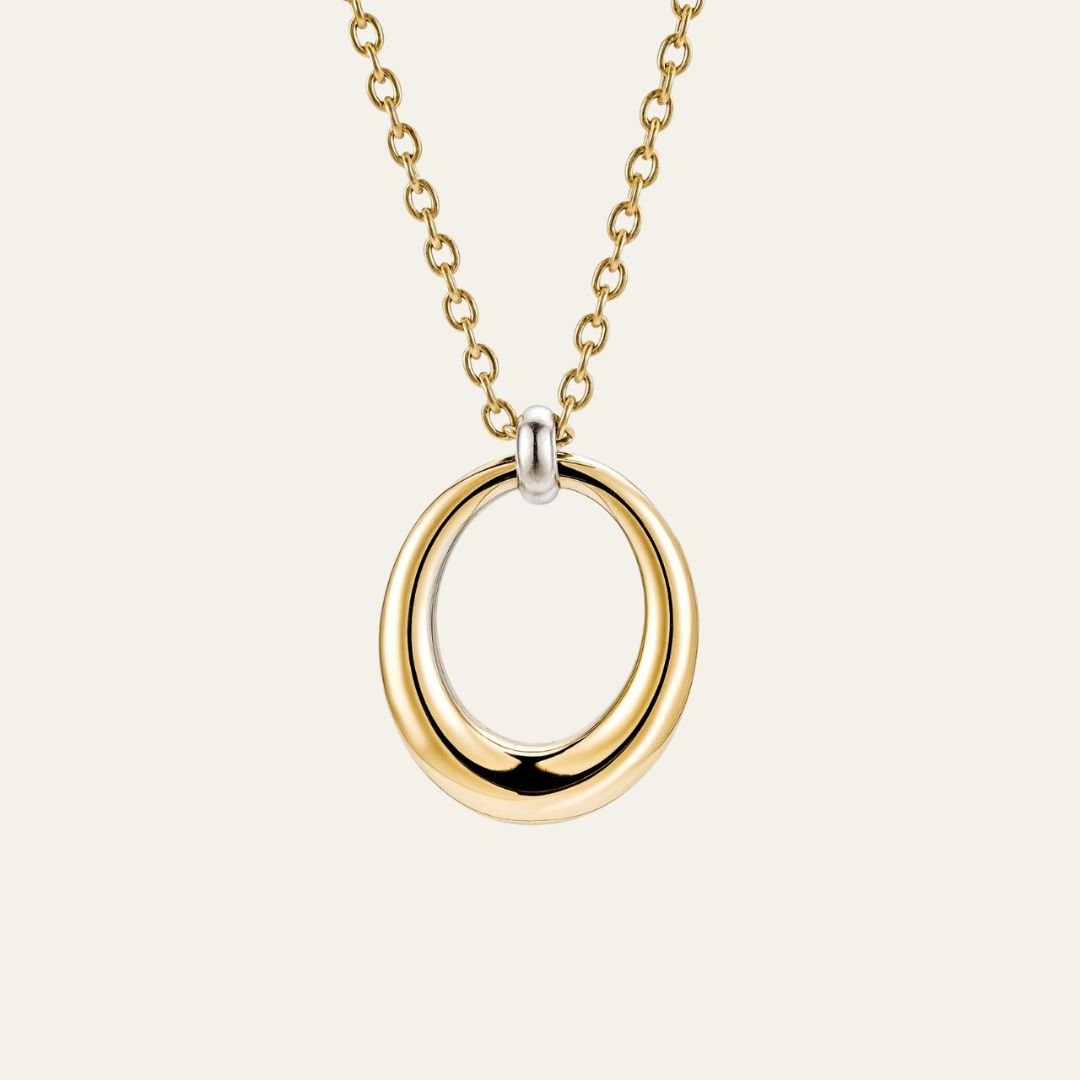 Duet Necklace - Two Tone - Mettle & Bloom