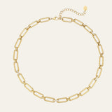 Elevated Link Necklace Gold - Mettle & Bloom