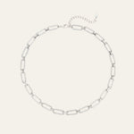 Elevated Link Necklace Silver - Mettle & Bloom