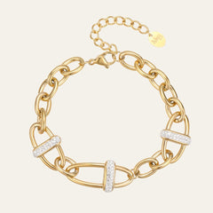 Embellished Solas Bracelet Gold - Mettle & Bloom