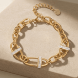 Embellished Solas Bracelet Silver - Mettle & Bloom