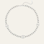 Embellished Solas Chain Silver - Mettle & Bloom