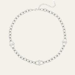 Embellished Solas Chain Silver - Mettle & Bloom