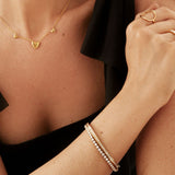 Erbe-Tennisarmband – Gold