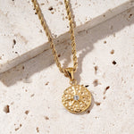 Intuition Necklace 14k gold plated - water resistant - Mettle & Bloom