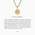 Intuition Necklace 14k gold plated - water resistant - Mettle & Bloom
