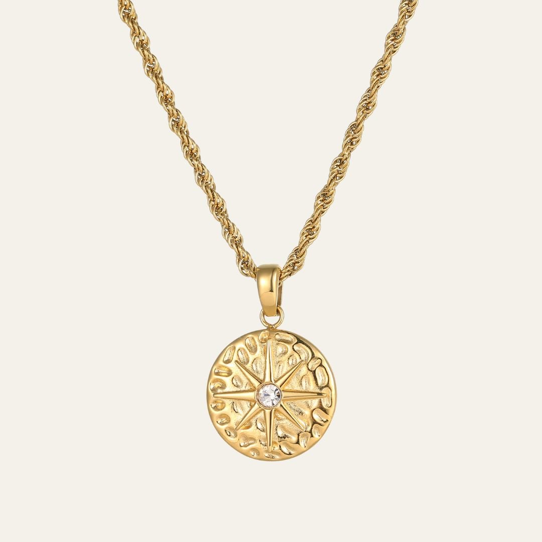 Intuition Necklace 14k gold plated - water resistant - Mettle & Bloom