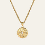 Intuition Necklace 14k gold plated - water resistant - Mettle & Bloom