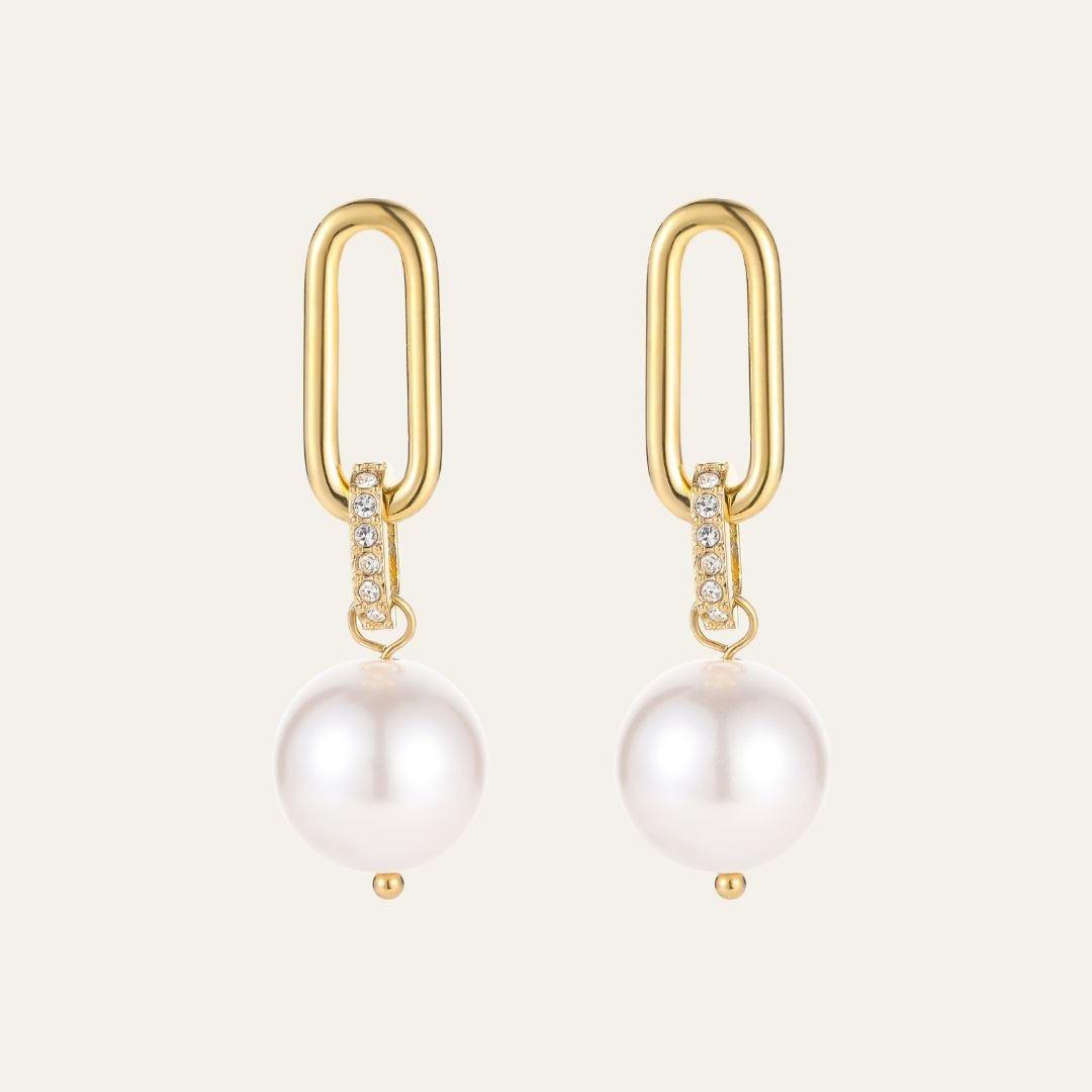 Isola Pearl Drop Earrings - Mettle & Bloom