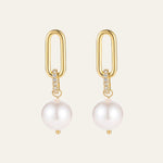 Isola Pearl Drop Earrings - Mettle & Bloom