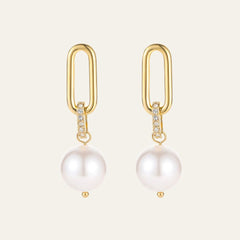 Isola Pearl Drop Earrings - Mettle & Bloom