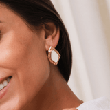 Ivory Statement Studs - Mettle & Bloom