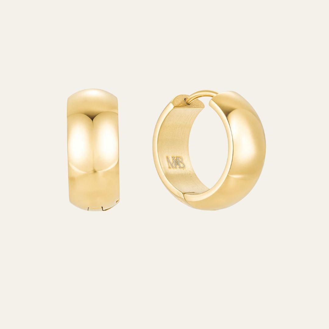 Journey Hoops Gold Gold - Mettle & Bloom