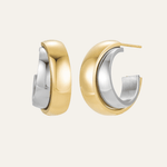 Lumina Hoops - Two Tone - Mettle & Bloom