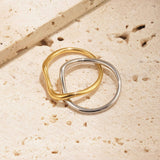 Lumina Ring - Two Tone 6 / small (L) - Mettle & Bloom