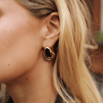 Mayfair Knot Earrings Black - Mettle & Bloom