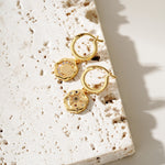 My Sun, Moon & Stars Drops gold 14k gold plated - water resistant - Mettle & Bloom