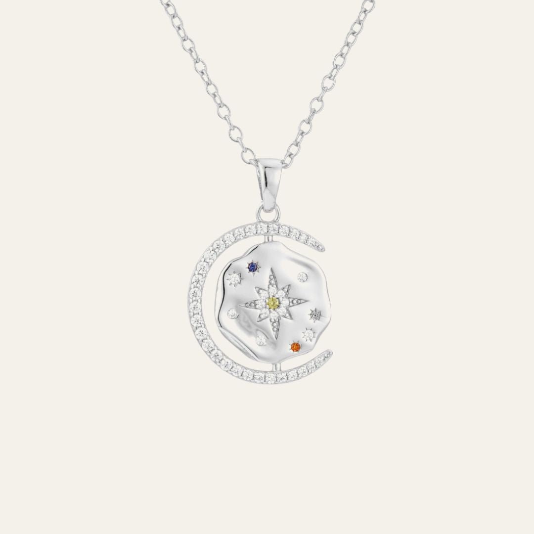 My Sun, Moon & Stars Necklace 2.0 Gold Regular Cable Chain - Mettle & Bloom