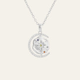 My Sun, Moon & Stars Necklace 2.0 Gold Regular Cable Chain - Mettle & Bloom