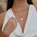 My Sun, Moon & Stars Necklace 2.0 Silver Beaded Satellite Chain - Mettle & Bloom