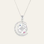 My Sun, Moon & Stars Necklace 2.0 Silver Regular Cable Chain - Mettle & Bloom
