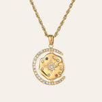 My Sun Moon & Stars Necklace Rope Chain - Gold 14k gold plated - water resistant - Mettle & Bloom