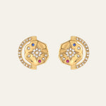 My Sun, Moon & Stars Studs Gold 14k gold plated - water resistant - Mettle & Bloom