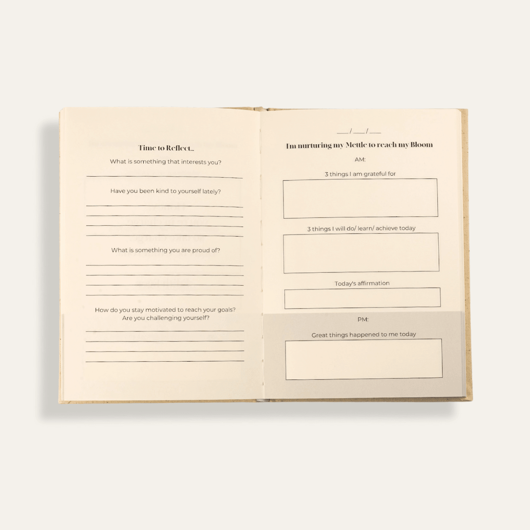 Nurture Your Mettle Growth & Gratitude Journal - Mettle & Bloom