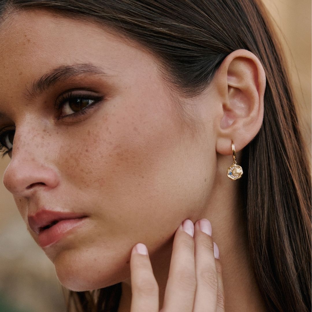 something blue earrings 