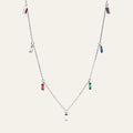 Silver Aura Chakra Necklace