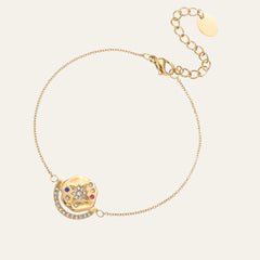 My Sun, Moon & Stars Bracelet - Gold