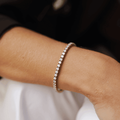 Timeless Tennis Bracelet 16.5cm - Mettle & Bloom