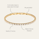 Zeitloses Tennisarmband