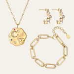 To The Moon & Back Necklace, Bracelet & Earring Set - Mettle & Bloom