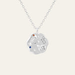 To The Moon & Back Necklace Silver - Mettle & Bloom