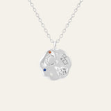 To The Moon & Back Necklace Silver - Mettle & Bloom