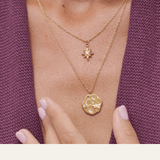 To The Moon & Star Drop Necklace Stack - Mettle & Bloom