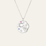 To The Moon & Back Necklace - Silver