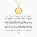 What's Meant For Me Won't Pass Me By Necklace - Mettle & Bloom